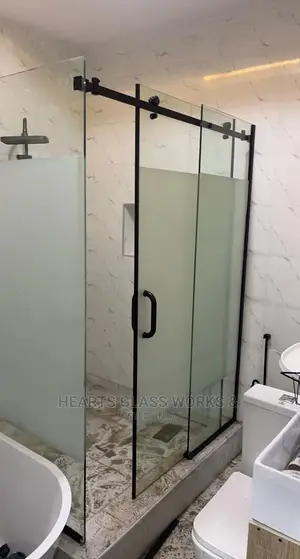 Modern Shower Cubicle With Special Accessories.