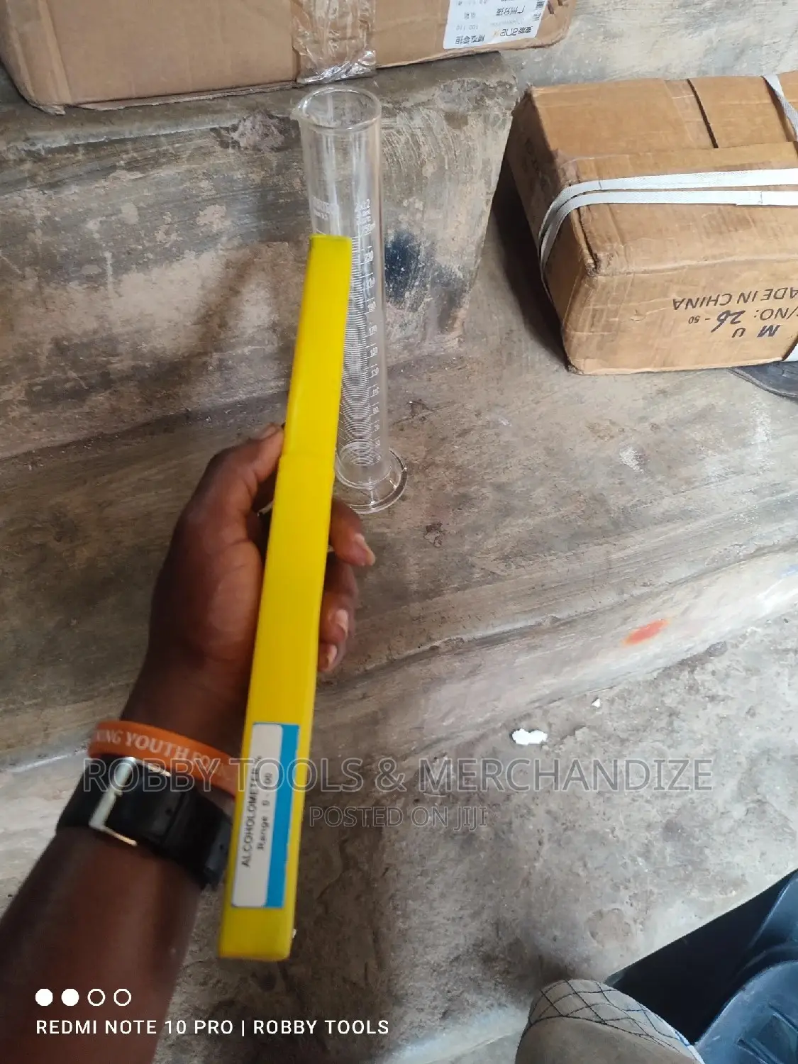 Alcohol Hydrometer With Can