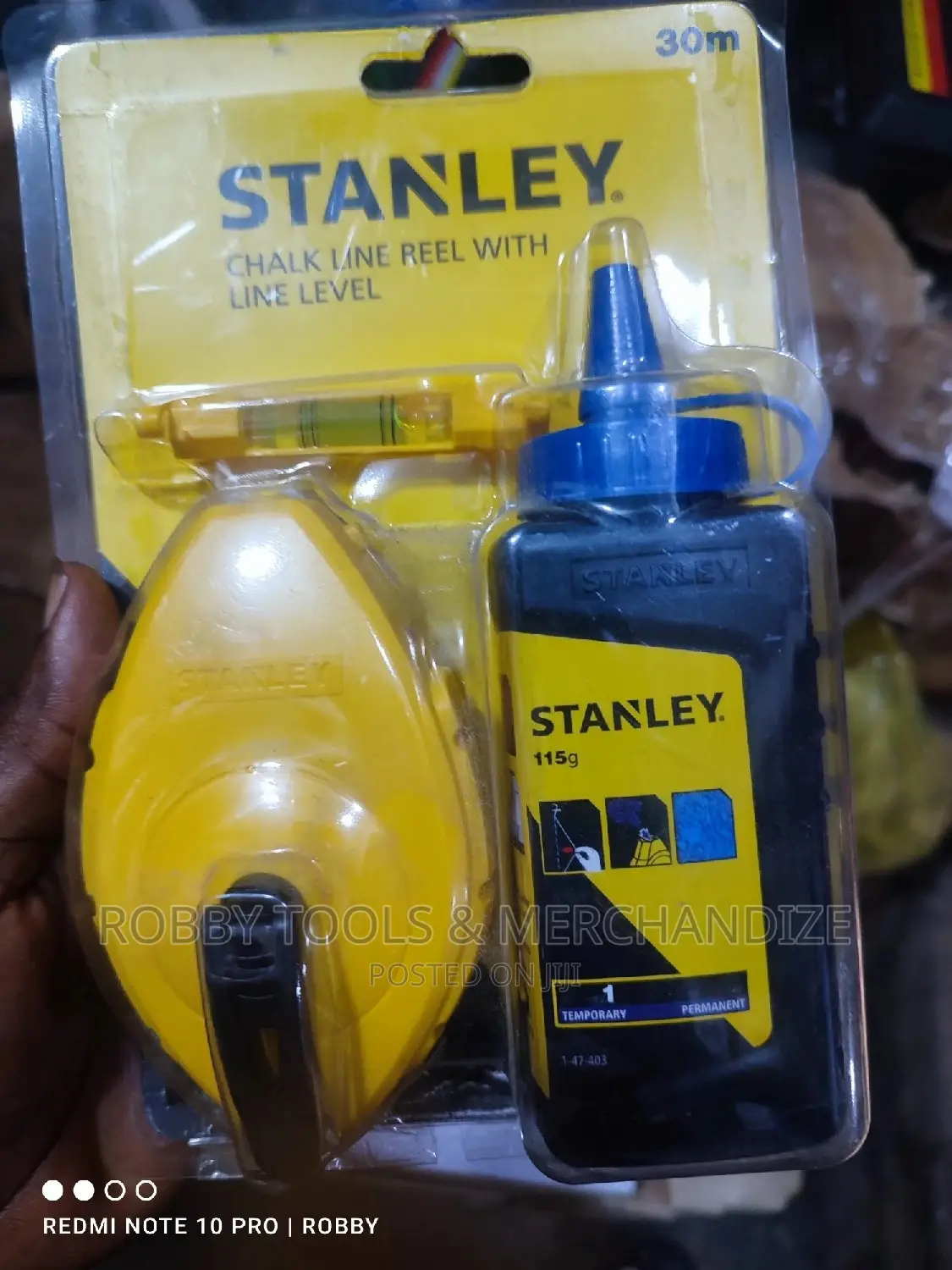 Stanley Chalk Line Level 30m