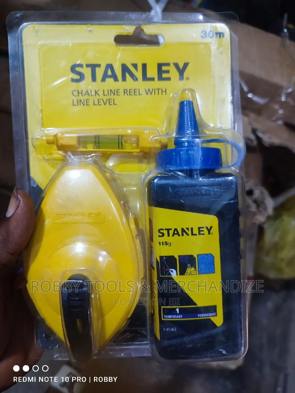 Stanley Chalk Line Level 30m