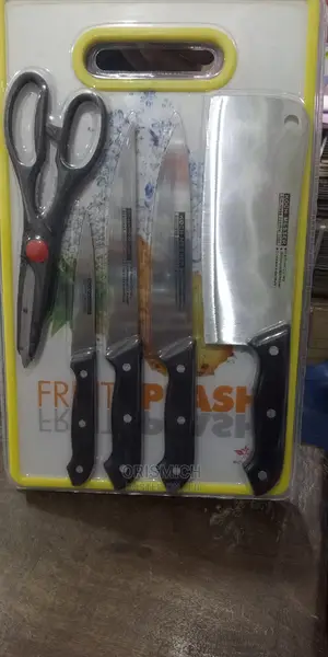 5 Set Kitchen Knife and Scissors