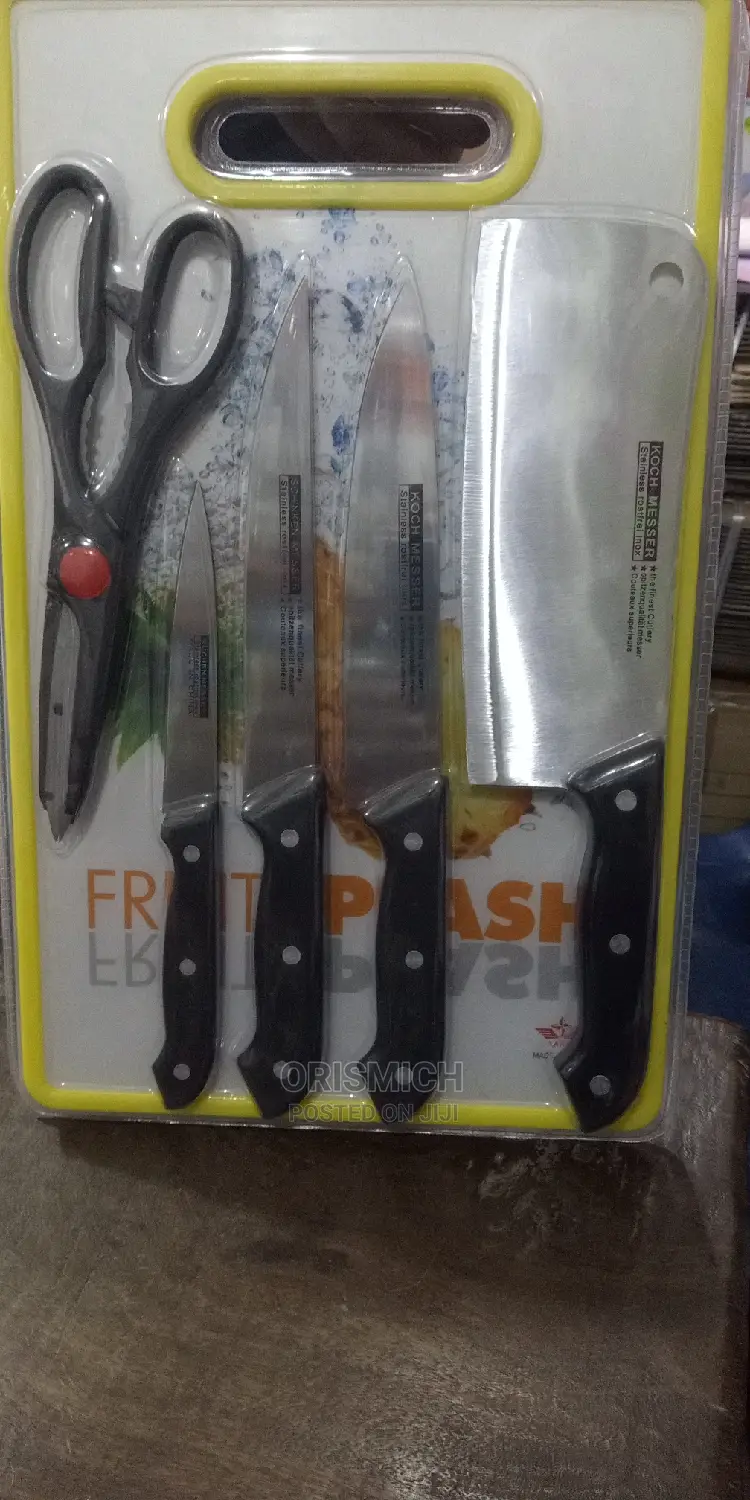 5 Set Kitchen Knife and Scissors