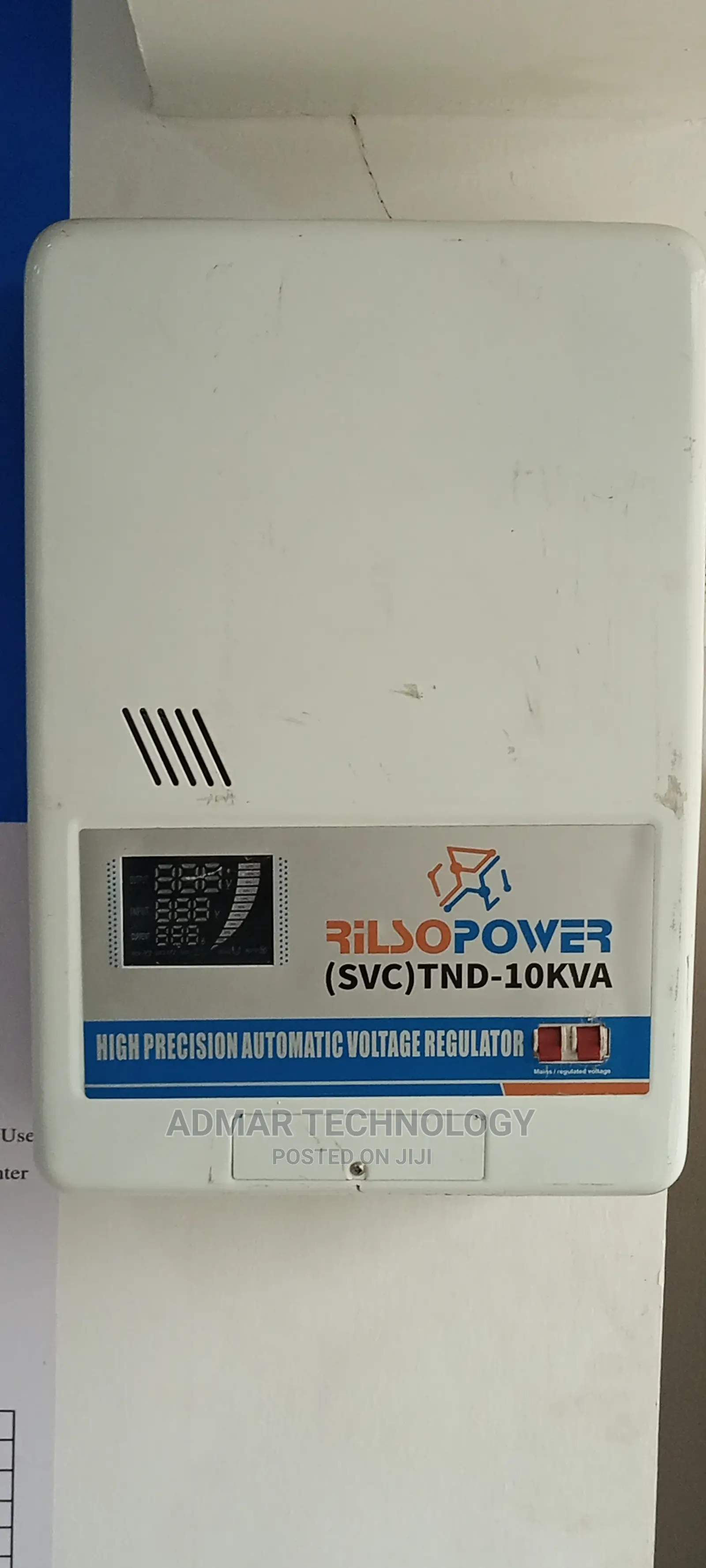 Rilsopower 10KVA Wall Mounted Automatic Voltage Stabilizer