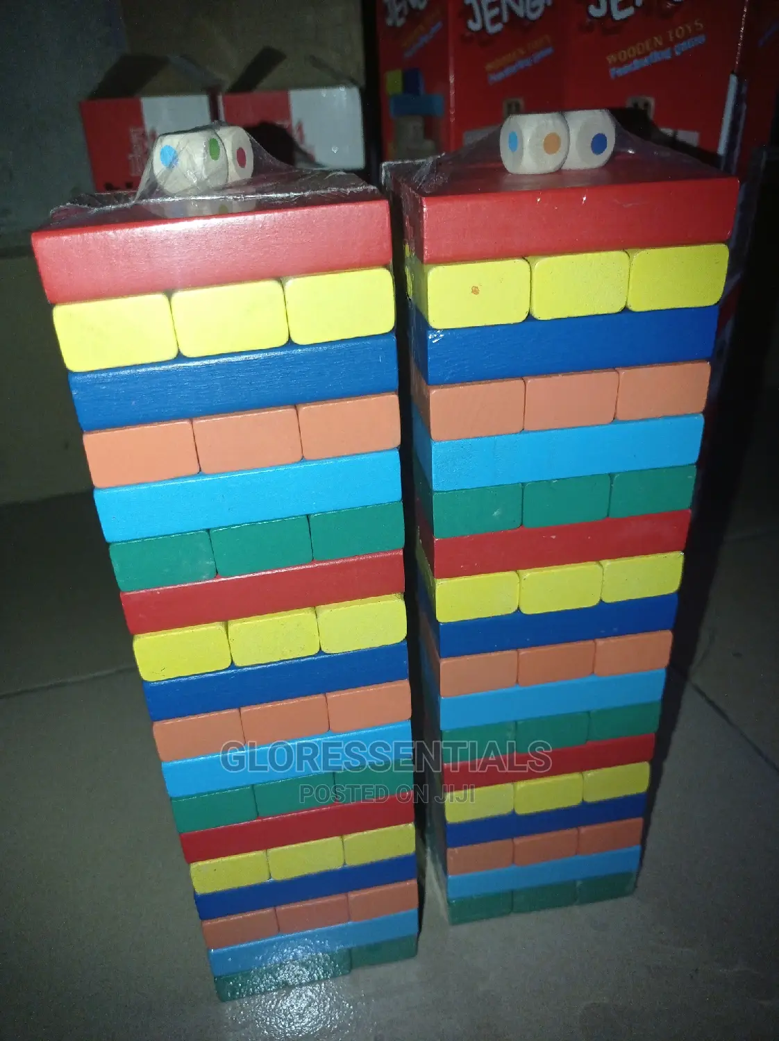 Coloured Jenga Game
