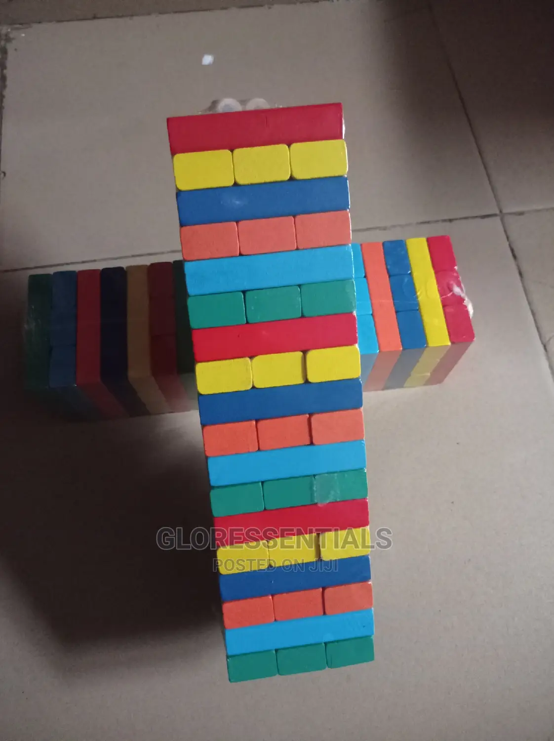 Coloured Jenga Game