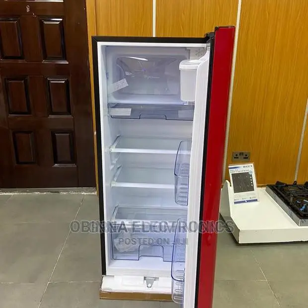 Brand New Hisense Single Door Refrigerator, External,Red