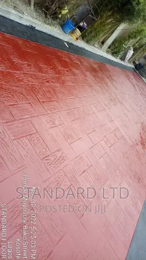 Standard Quality Stamp Concrete Floor