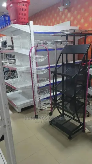 Supermarkets Basket Shelves