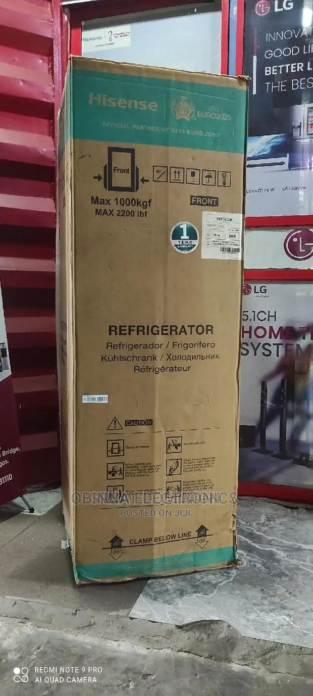 Brand New HISENSE(REF240DR)240L/Silver/External Compressor/