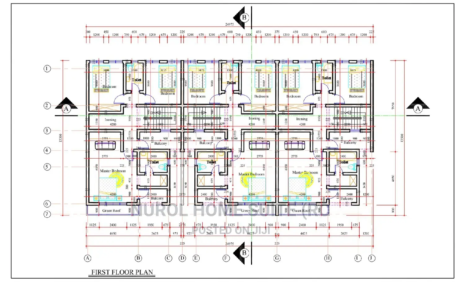 Detailed Architectural Drawing and 3D Visualization