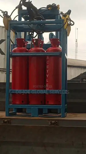 Oxygen and Acetylene Gas Racks for 6 Bottles