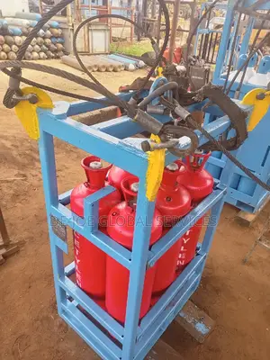 Oxygen and Acetylene Gas Racks for 6 Bottles