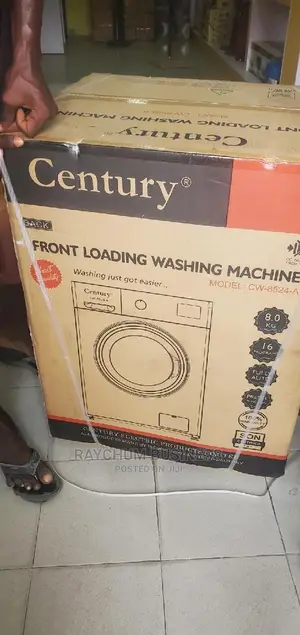 Century Automatic Washing Machine 8kg Front Loaded