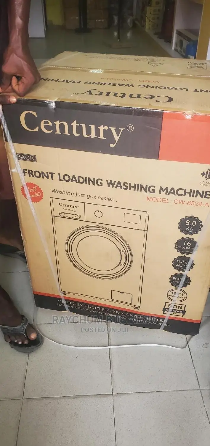 Century Automatic Washing Machine 8kg Front Loaded
