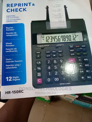 Casio HR-150RC Calculator With Print