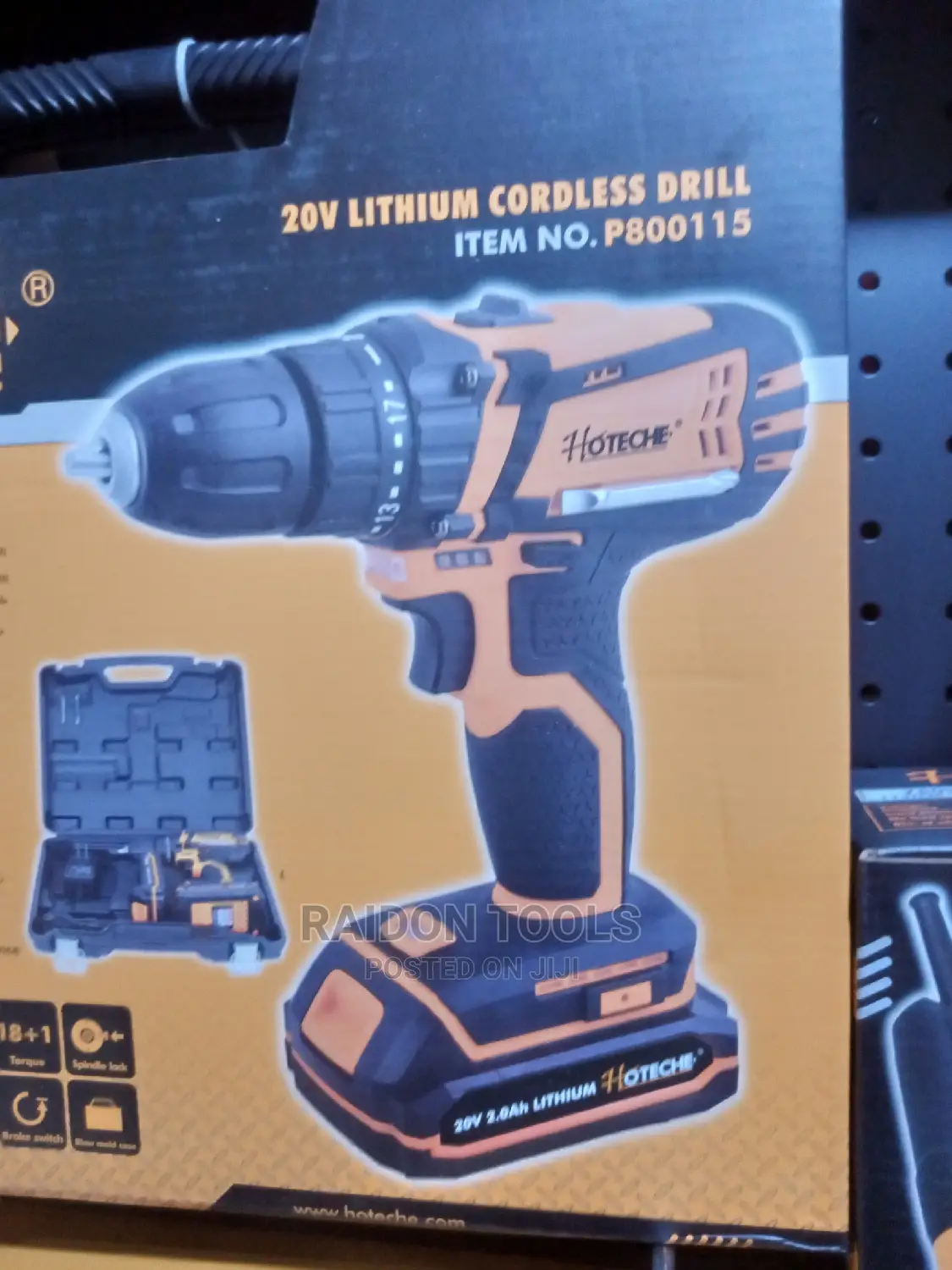 20V Cordless Drill, HOTECH