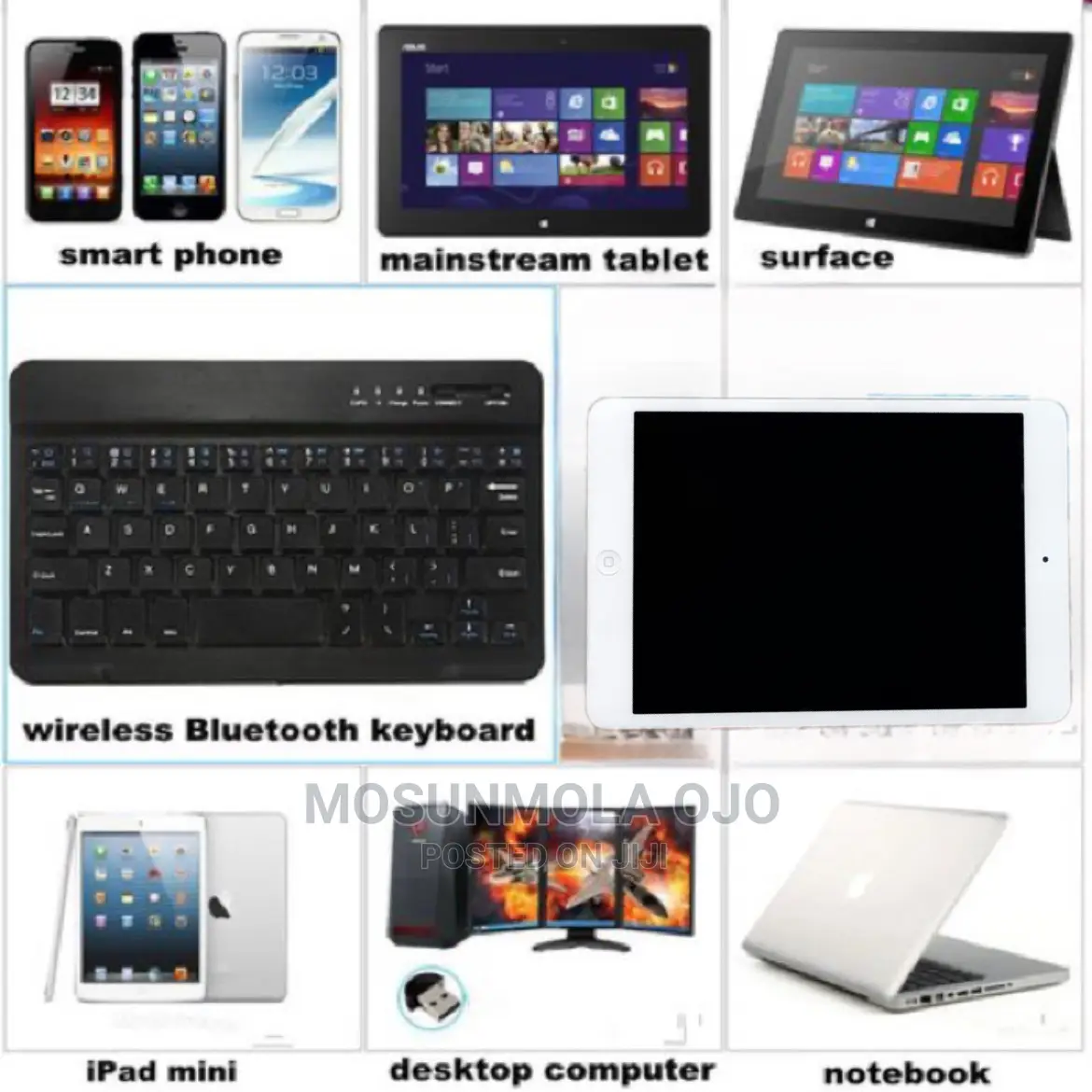 Wireless Bluetooth Keyboard for Phone and Tablet-VSC