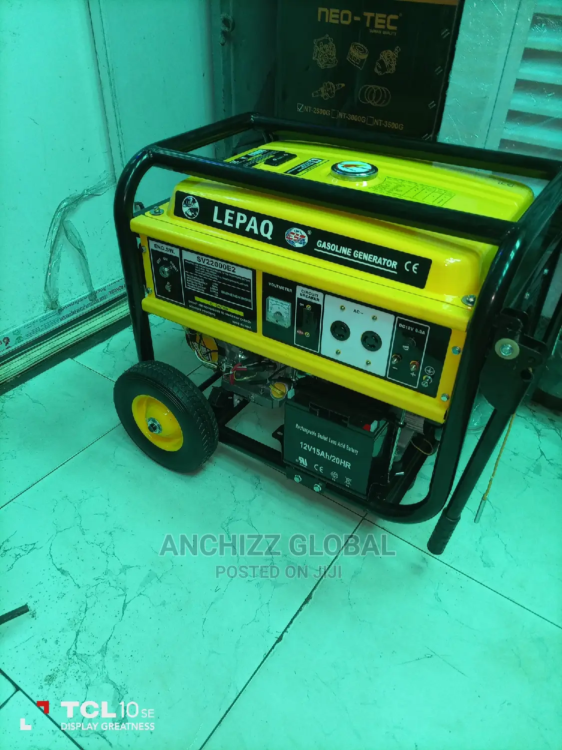 10kva Elepaq Petrol Generator With 100% Copper Coil