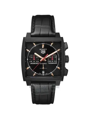 TAG HEUER Top Notch Leather Strap Watch Available in Store