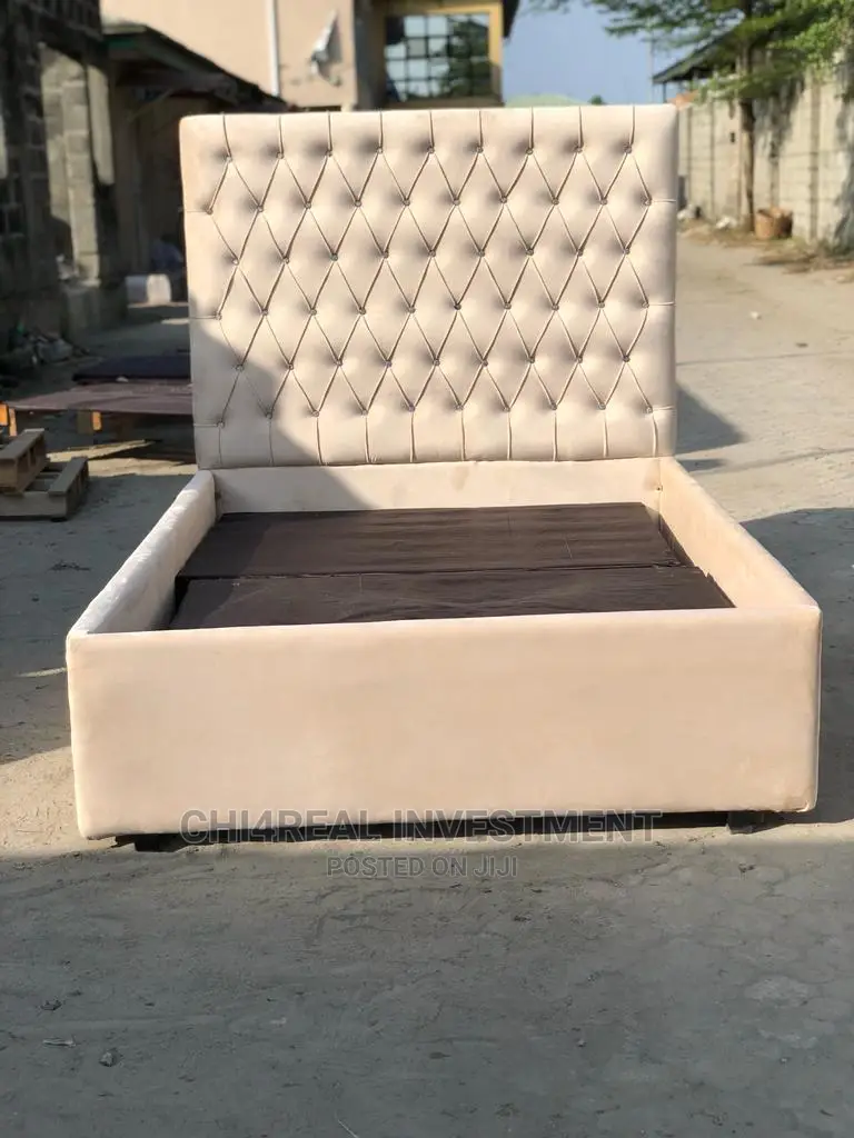 4 and Half by 6 Suede Bedframe