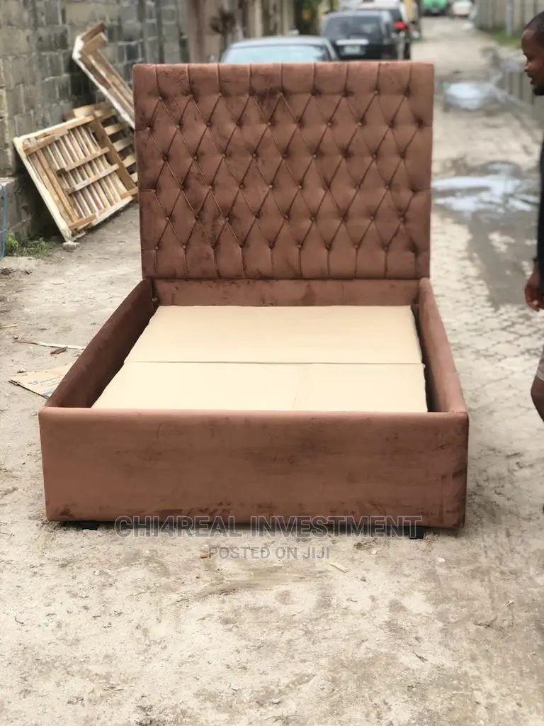 4.5 by 6 SOLID FABRIC BEDFRAME
