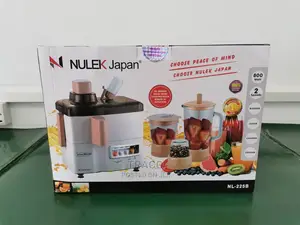 Nulek 4 in 1 Food Processor, Juicer, Blender, Chopper, 800W