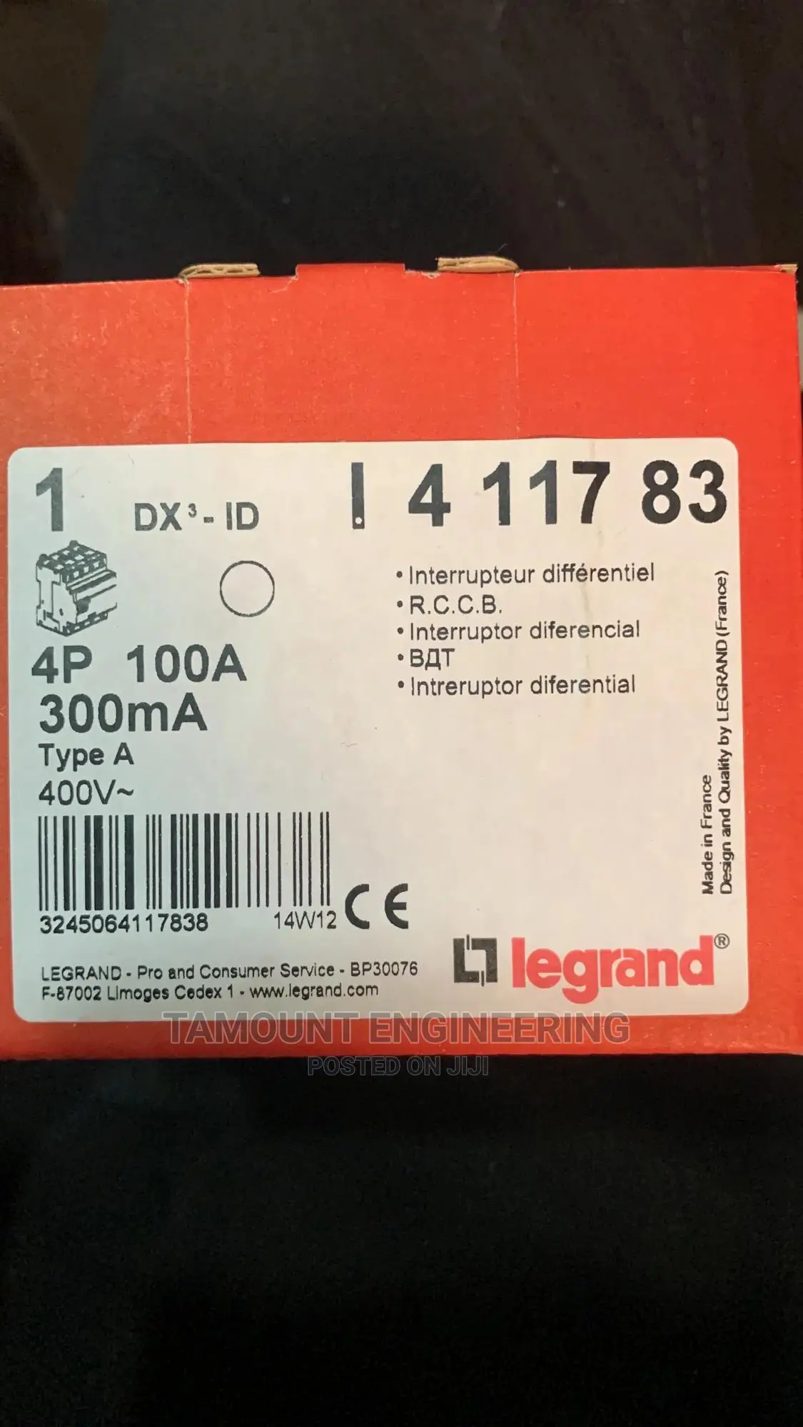 RCCB Elcb Legrand
