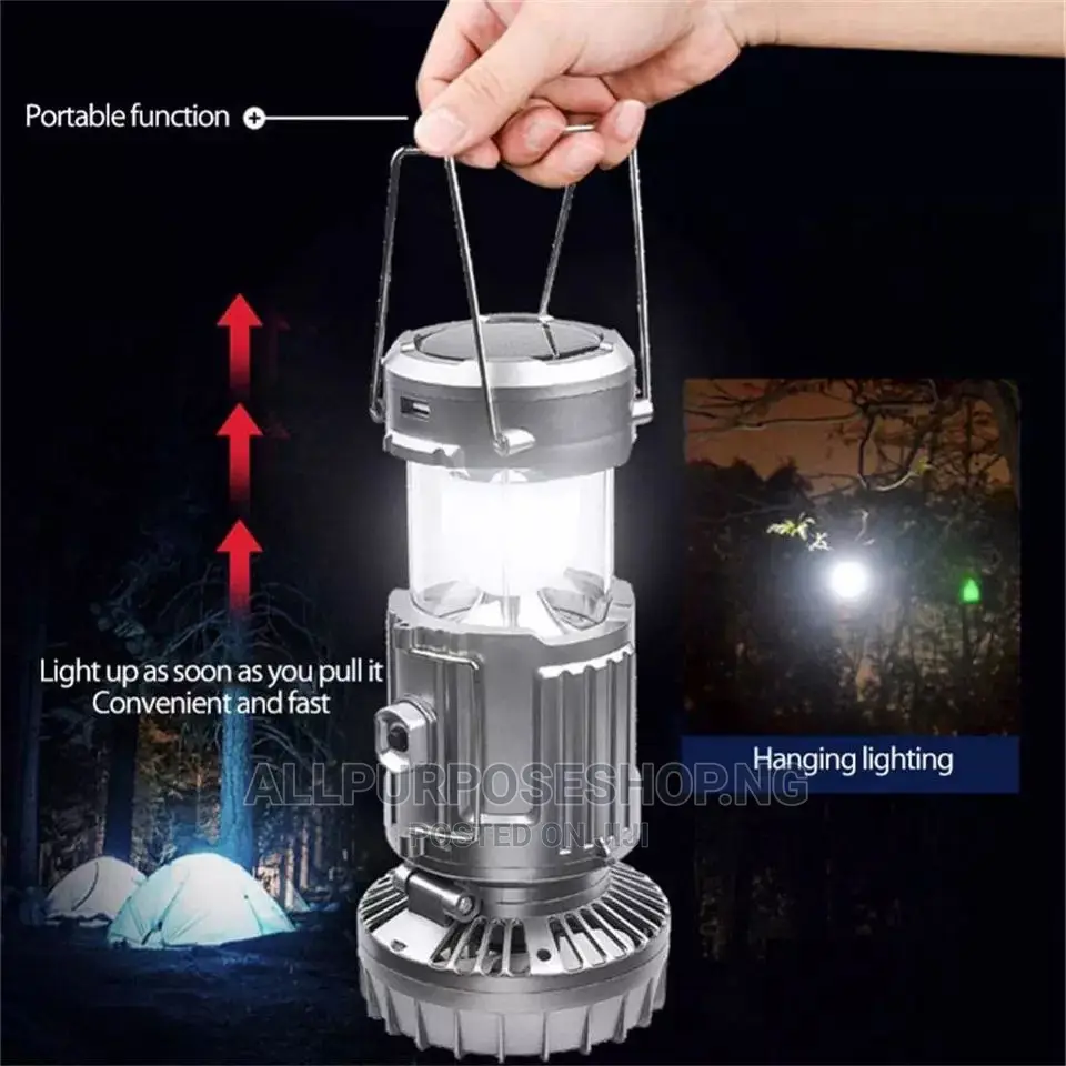 Solar / Rechargeable Camping Lamp