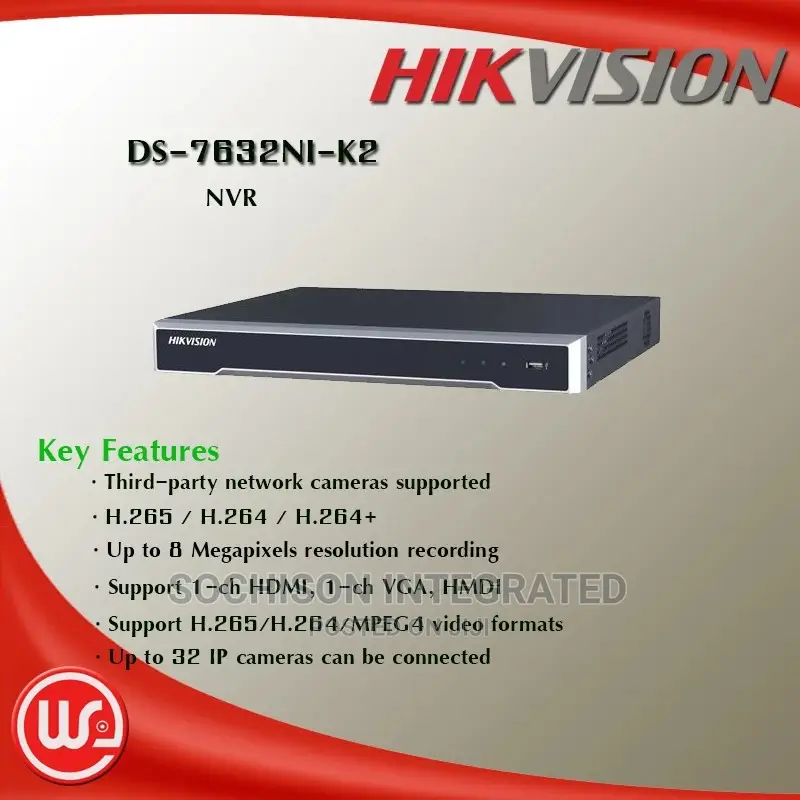 Ds-7632ni- K2network Video Recorder