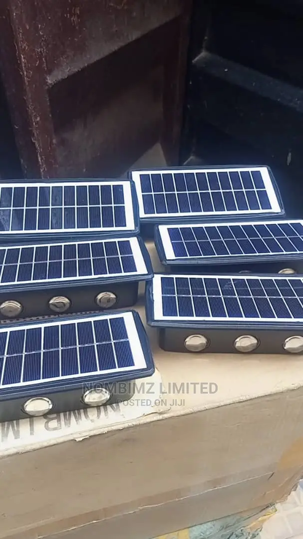 Unique Up Down 6 Lights Outdoor LED SOLAR Wall Light