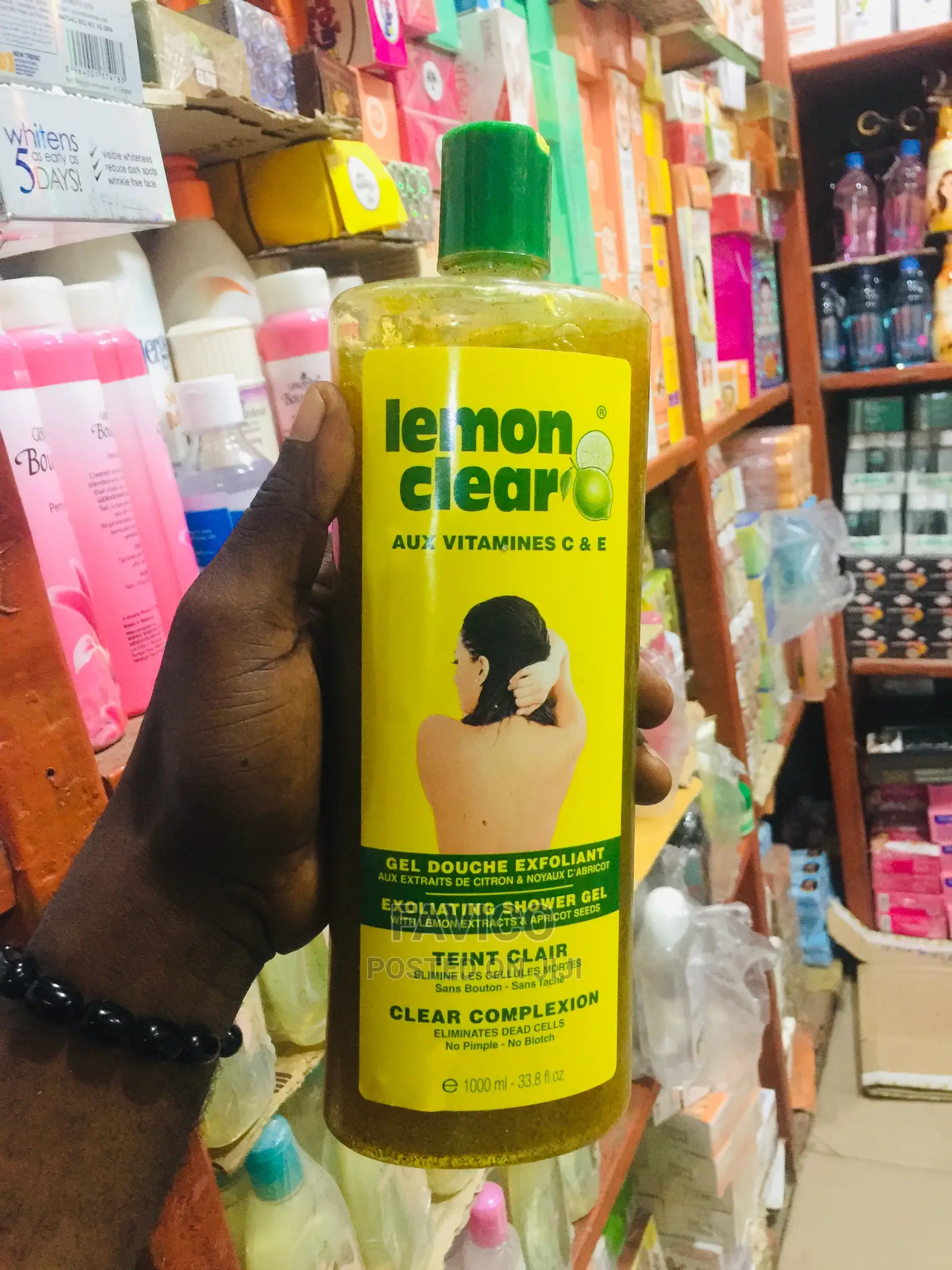 Lemon Clear Shower Gel With Scrub