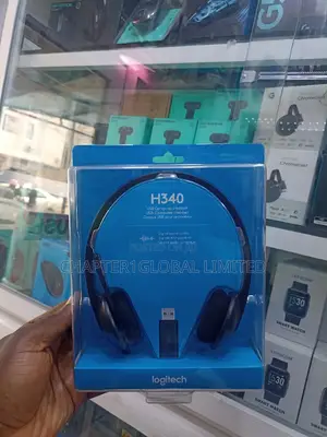 Logitech H340 Usb Headset Clear Noise-Canceling Microphone