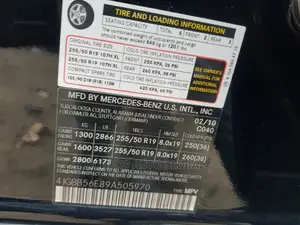 Mercedes-Benz M Class 2011 Black