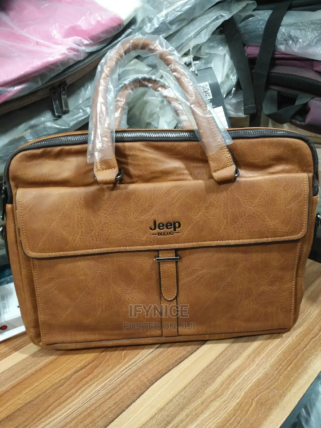 JEEP Leather Side Bag
