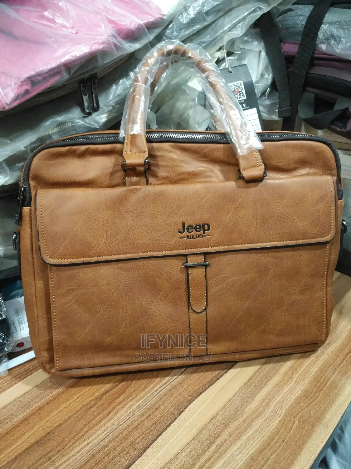 JEEP Leather Side Bag