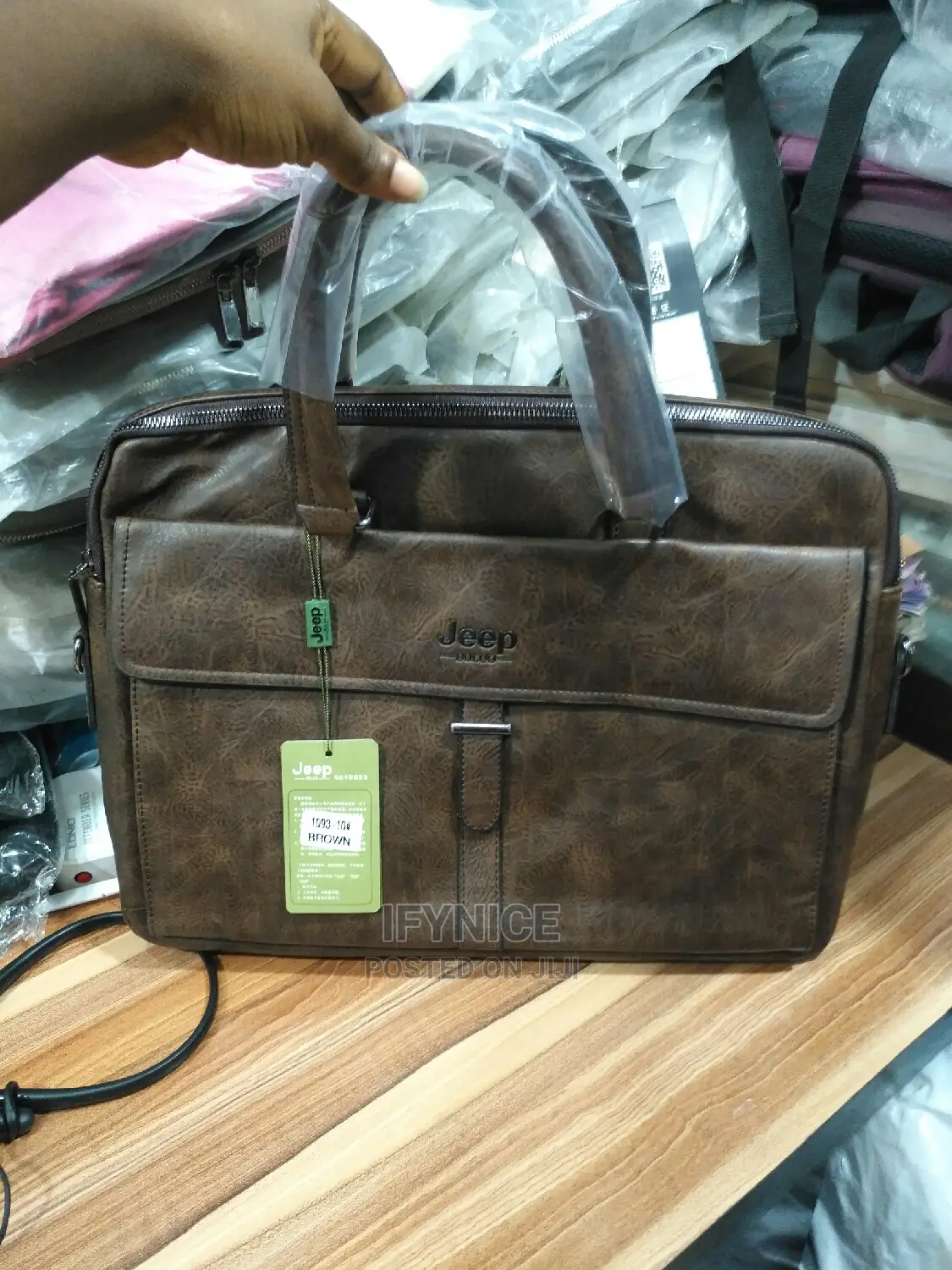 JEEP Leather Side Bag