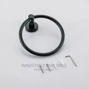 Black Towel Dryer / Ring