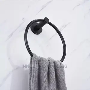 Black Towel Dryer / Ring