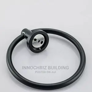 Black Towel Dryer / Ring