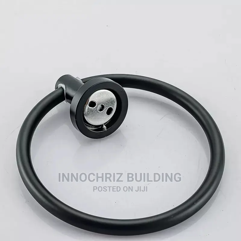 Black Towel Dryer / Ring