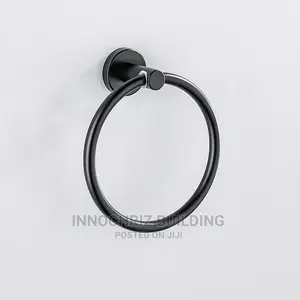 Black Towel Dryer / Ring