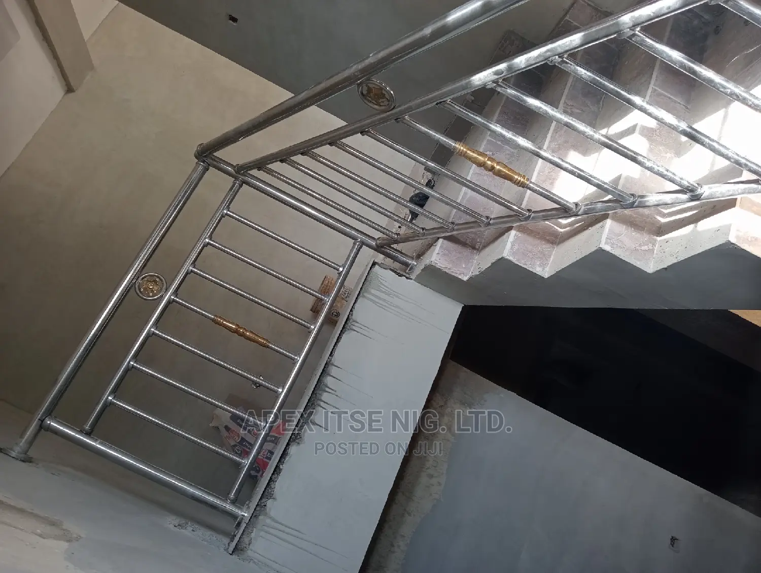Silver Railing Mixed Gold