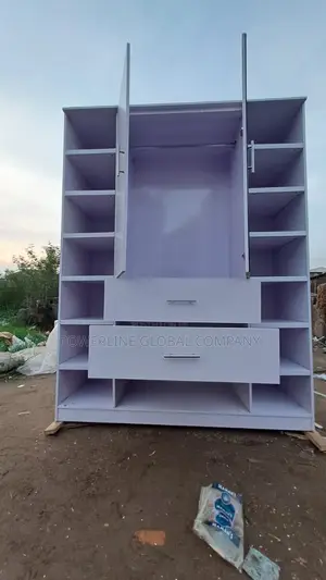 Wardrobe With Mirror/ Drawers/ Shoe Rack for Homes/ Hotels