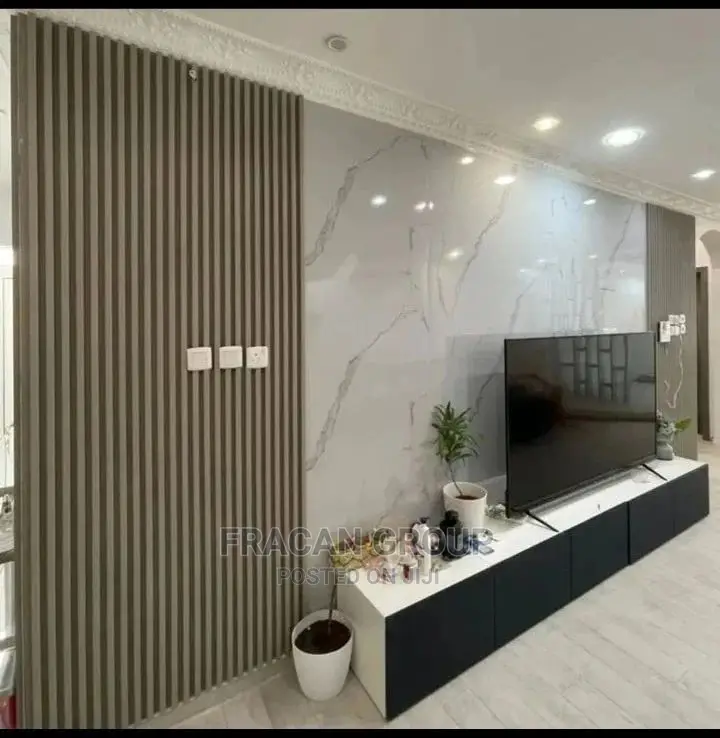 Exquisite Flutted WPC Panel in Lagos. Fracan Interior LTD