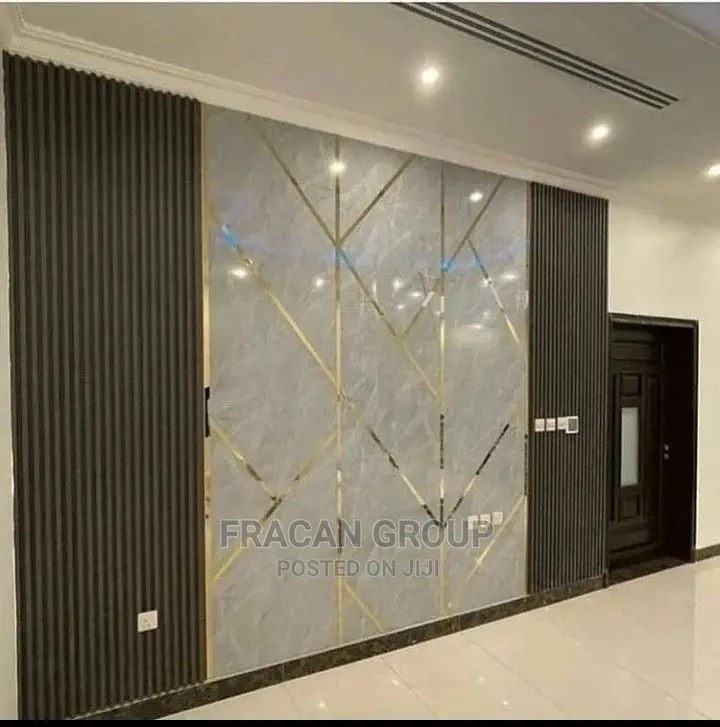 Exquisite Flutted WPC Panel in Lagos. Fracan Interior LTD