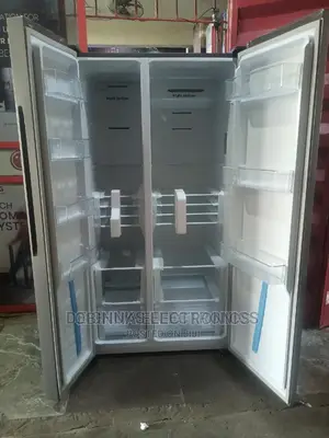 Brand New HISENSE 514L Side by Side Refrigerator/Silver Colo