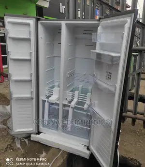 Brand New HISENSE Side by Side Fridge/516l/Dispenser/Black/