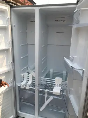 Brand New HISENSE Side by Side 514L Refrigerator/Silver/