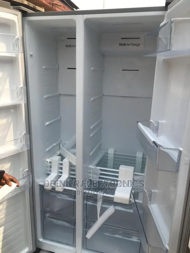 Brand New HISENSE Side by Side 514L Refrigerator/Silver/