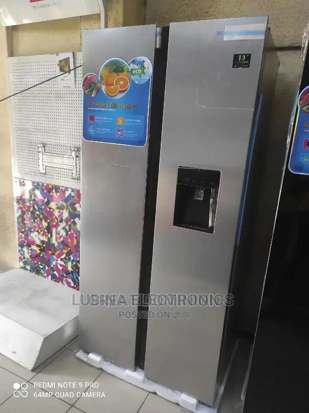 Brand New POLYSTER INVERTER Side by Side 516L Fridge/Silver/